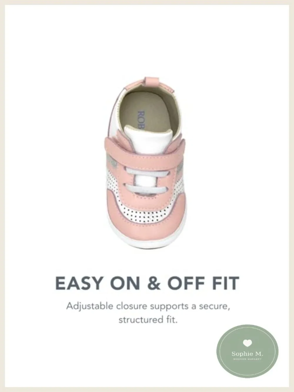 Baby Girl First Walker Sneakers APMA Approved Flexible Sole